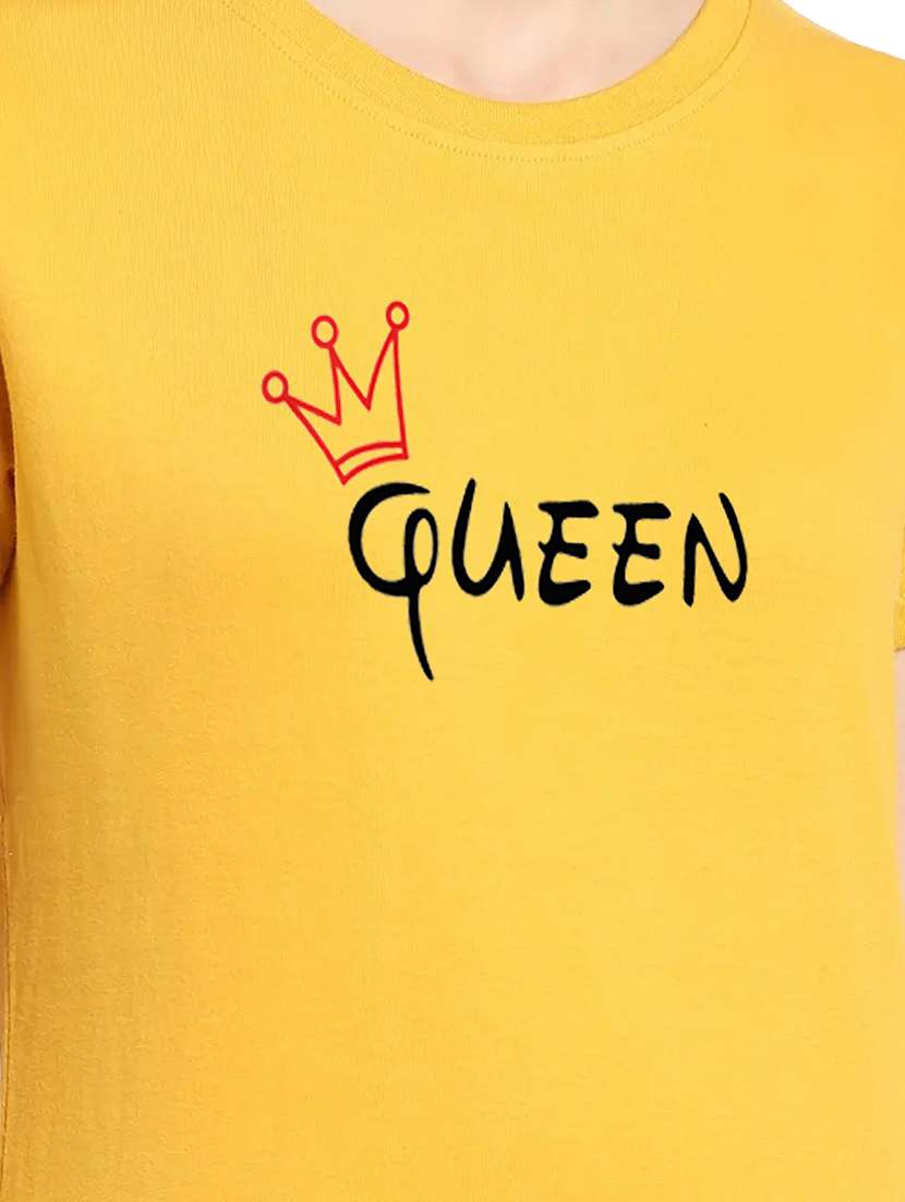 yellow cotton regular tshirt - 19985324 - Standard Image - 3