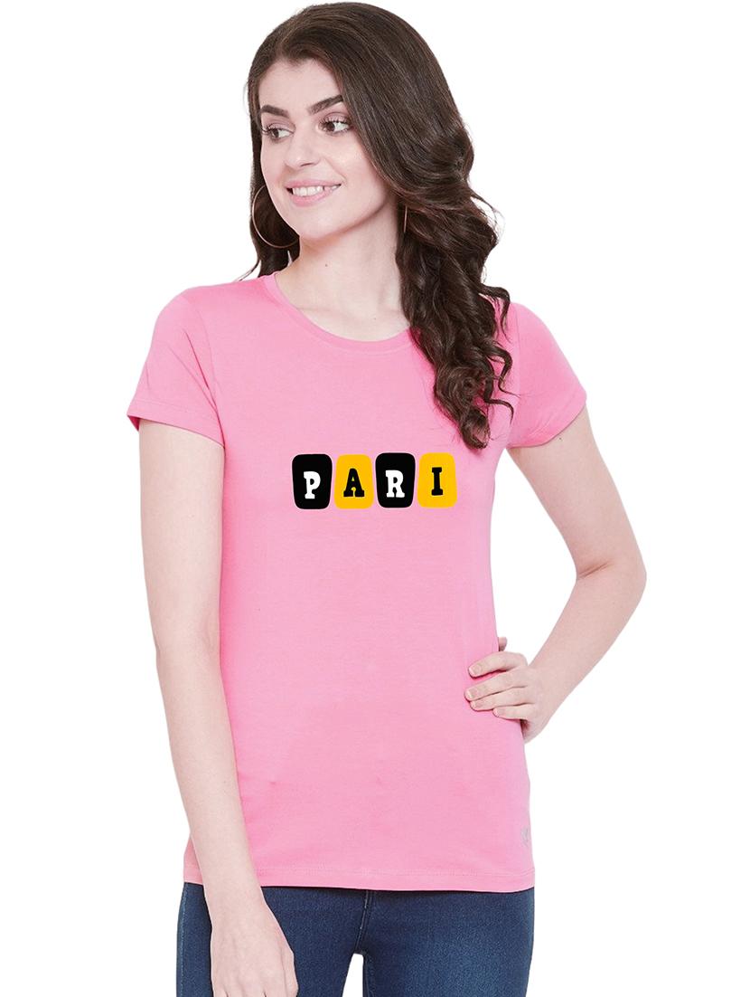 pink cotton regular tshirt - 19985335 - Zoom Image - 0