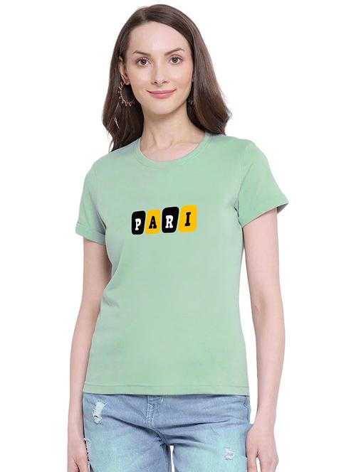 green cotton regular tshirt - 19985372 -  Standard Image - 0