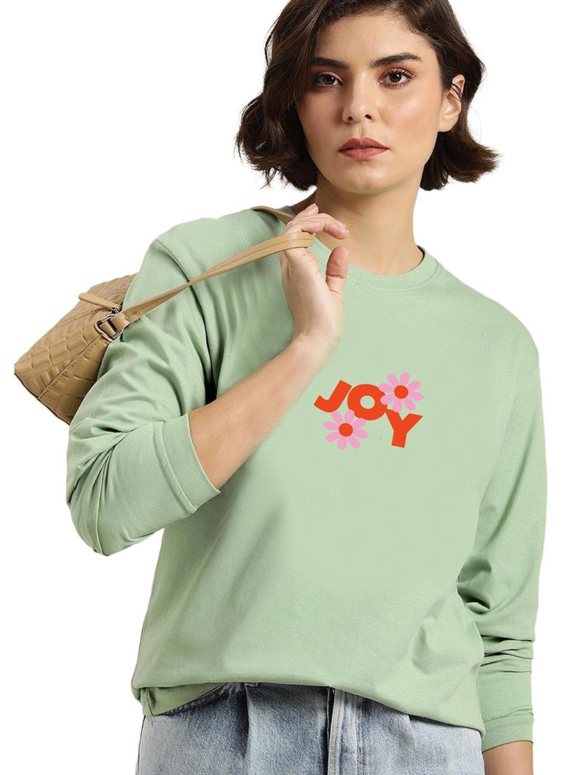 green cotton regular tshirt - 19985423 - Zoom Image - 0