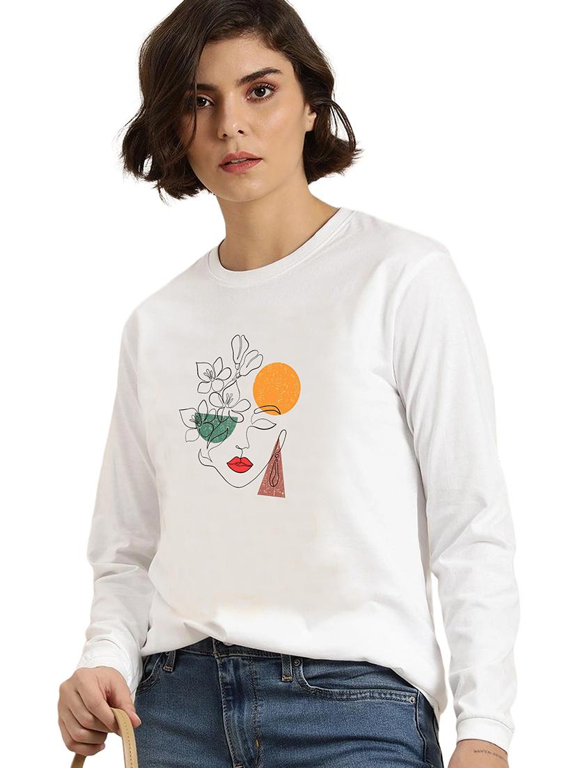 white cotton regular tshirt - 19985424 - Zoom Image - 0