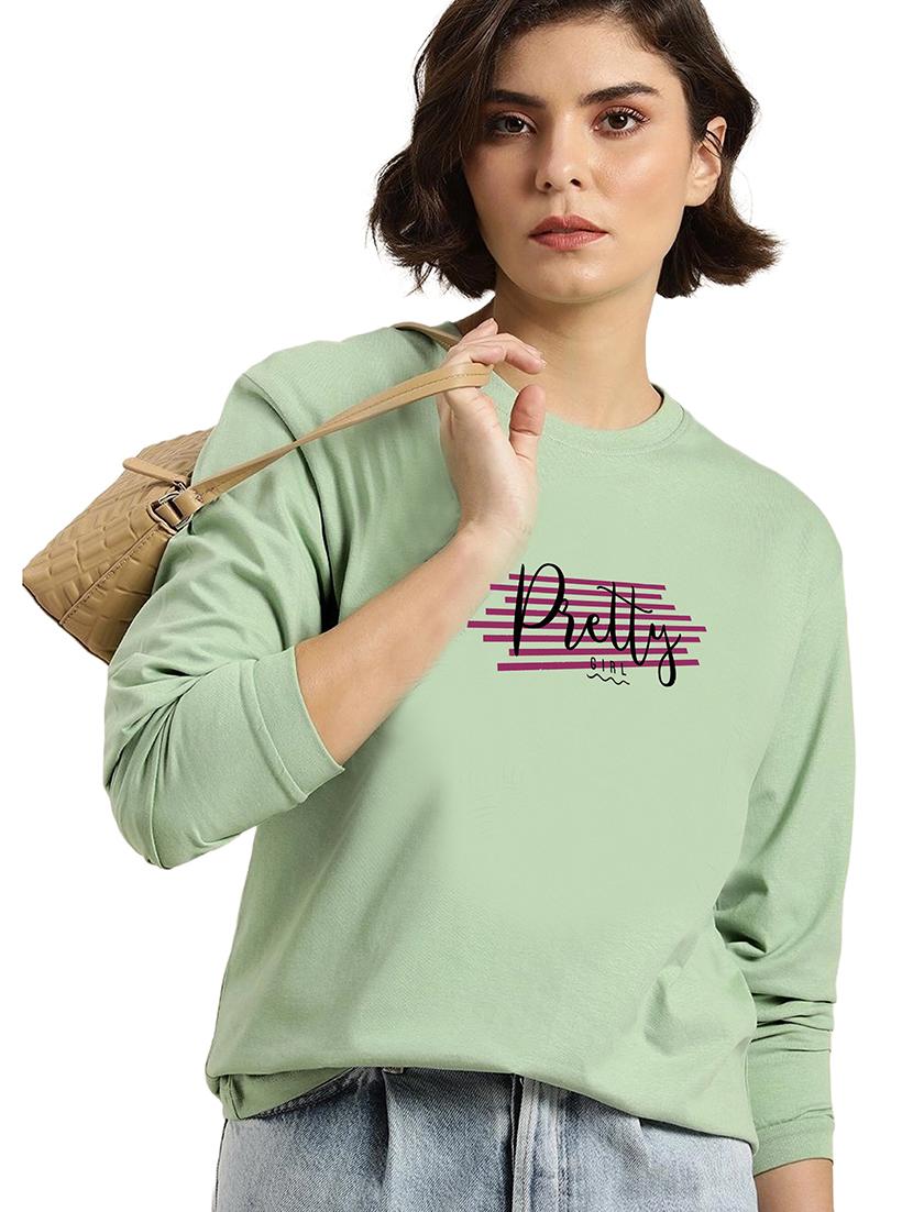 green cotton regular tshirt - 19985457 -  Zoom Image - 0