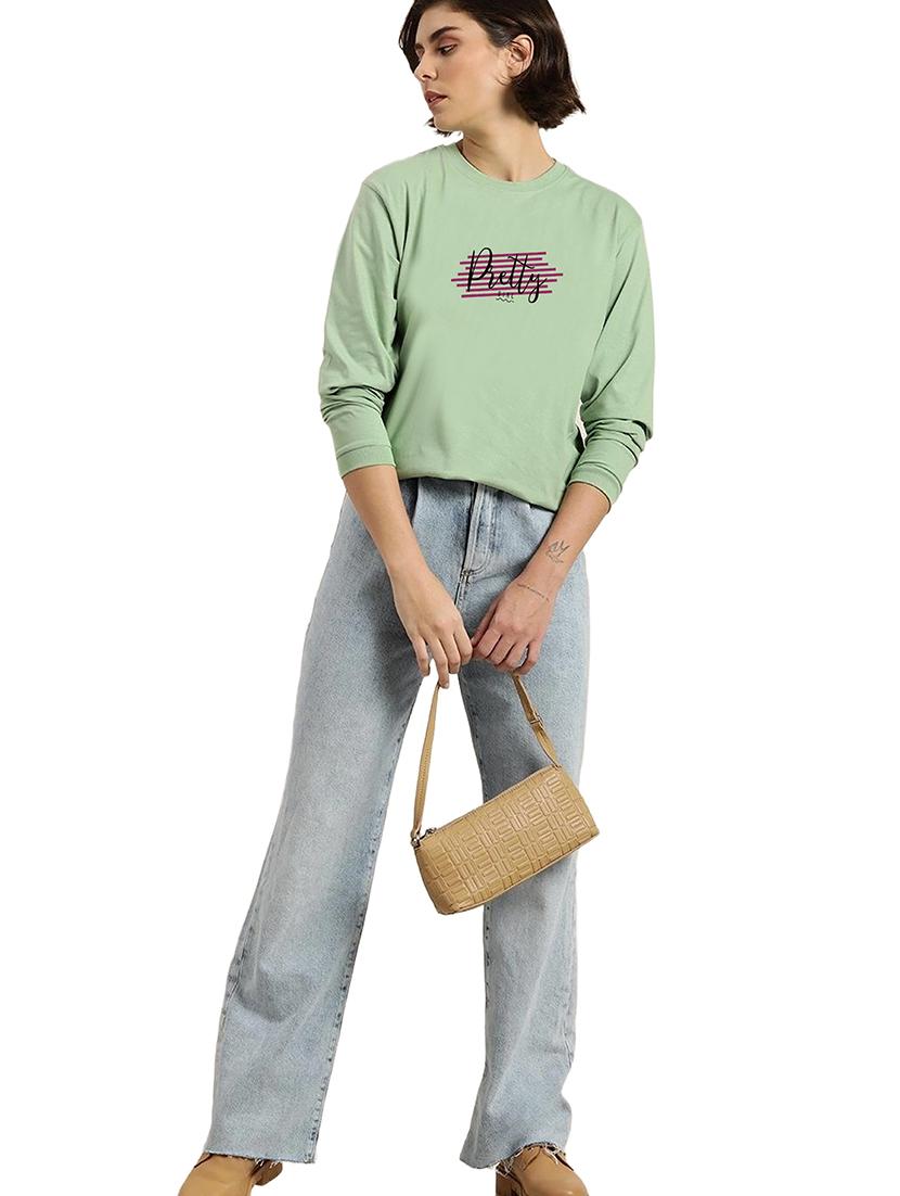 green cotton regular tshirt - 19985457 - Standard Image - 3