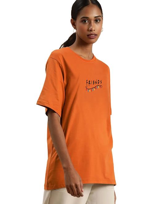 brown cotton regular tshirt - 19985491 -  Standard Image - 0
