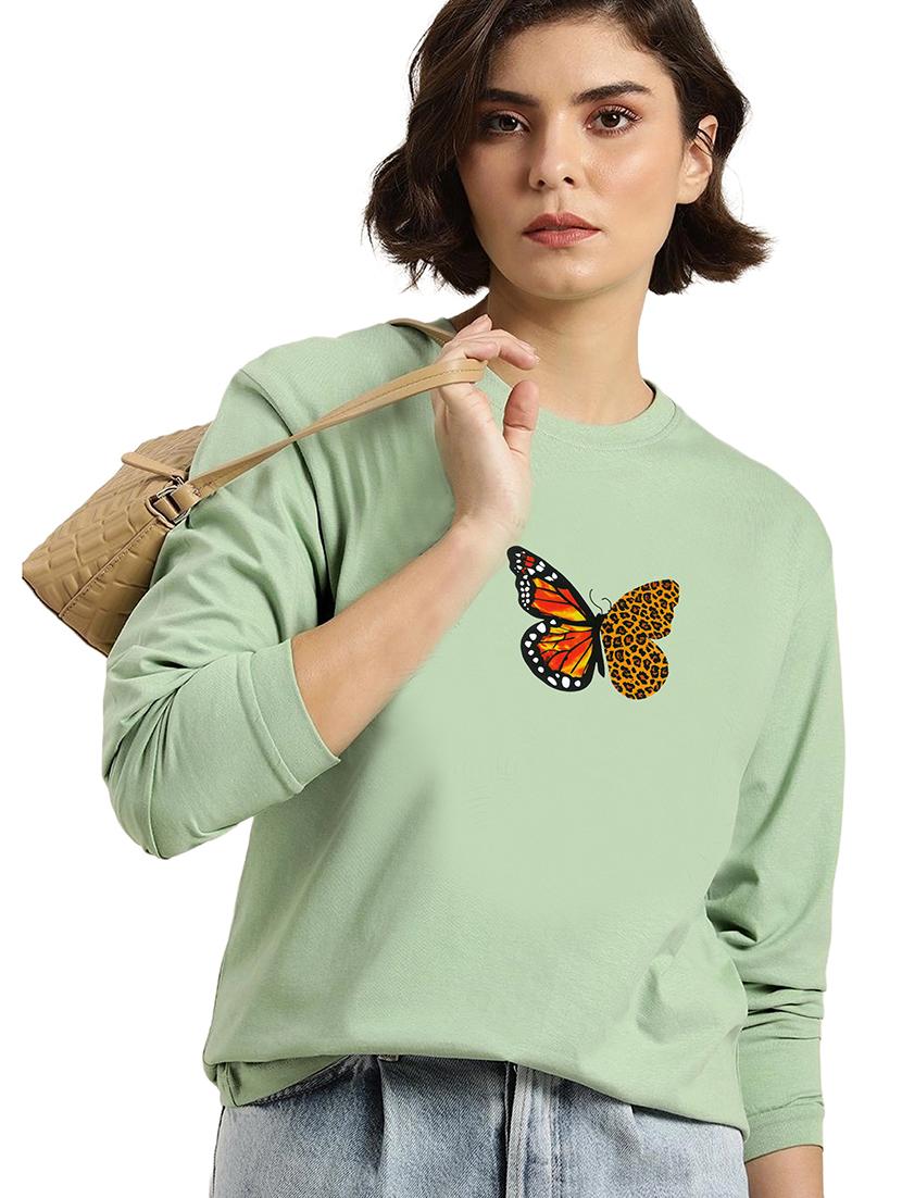 green cotton regular tshirt - 19985582 - Zoom Image - 0