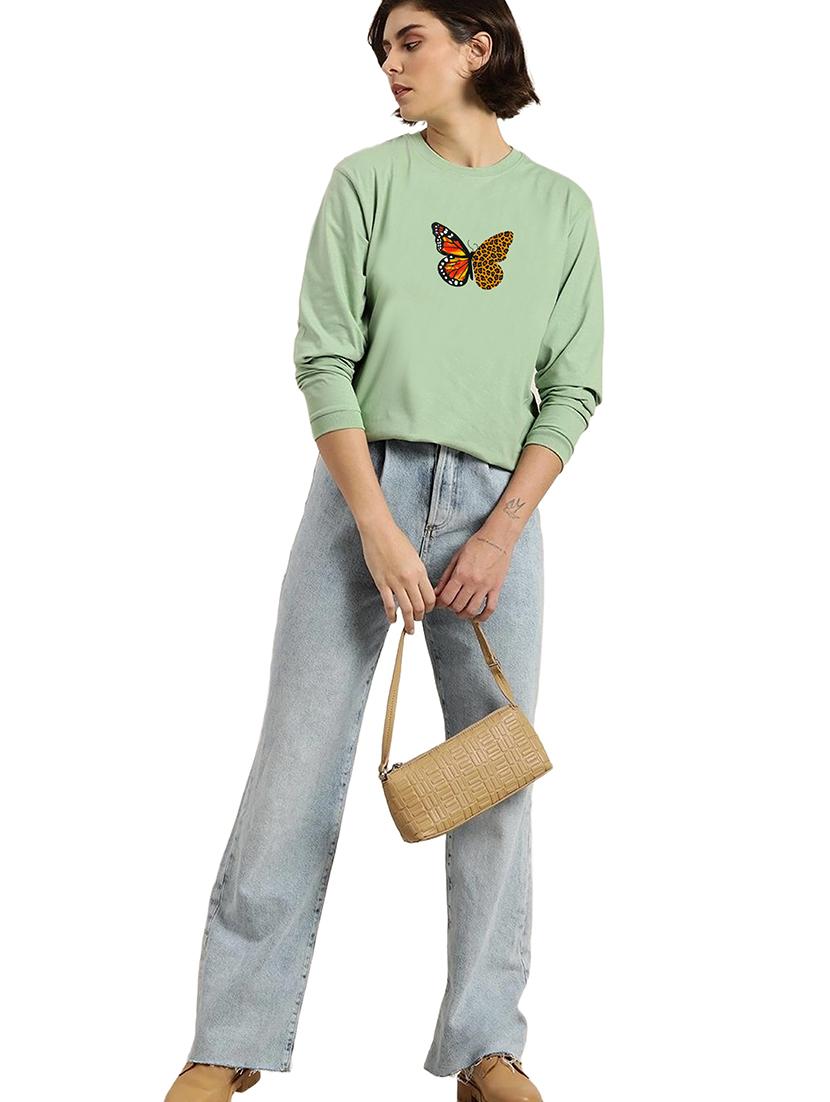 green cotton regular tshirt - 19985582 - Standard Image - 3