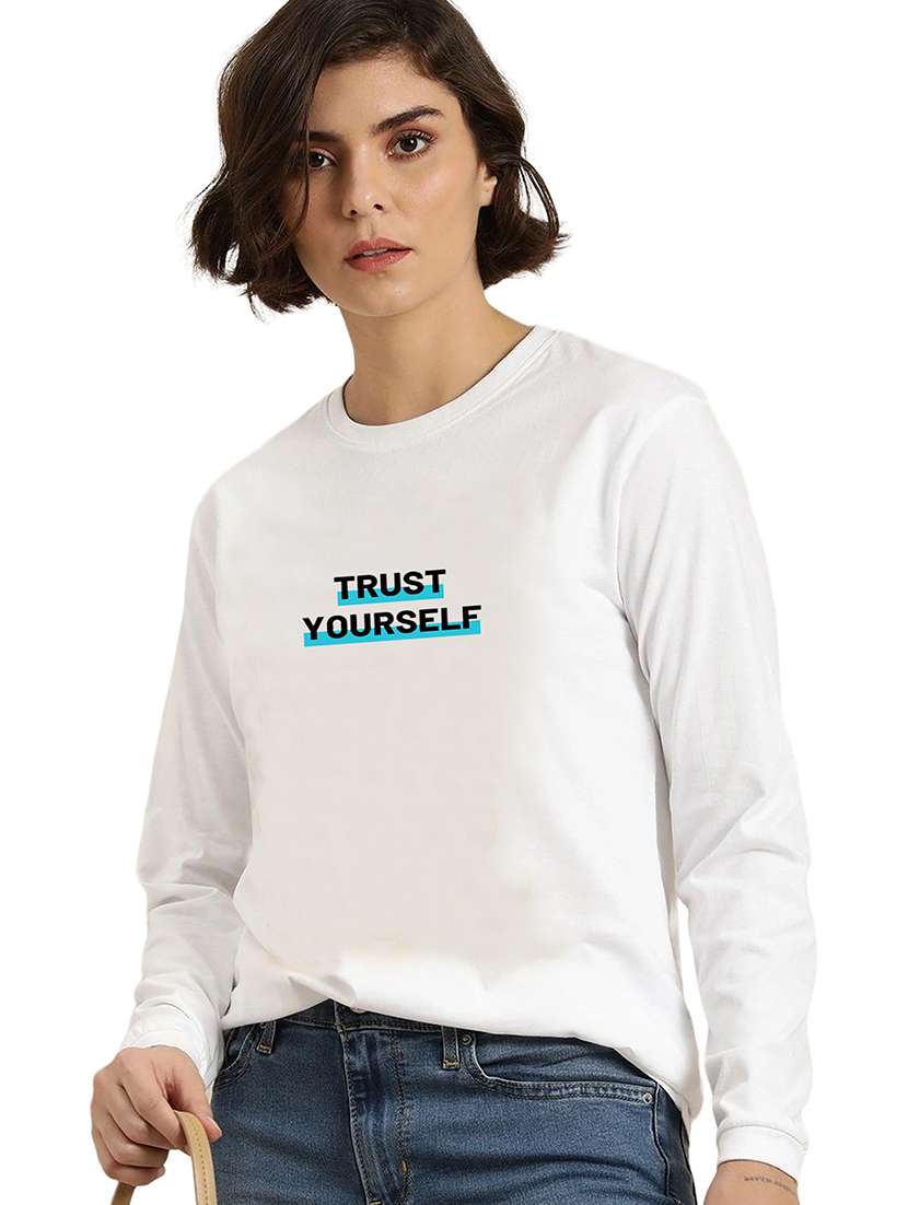 white cotton regular tshirt - 19985586 - Zoom Image - 0