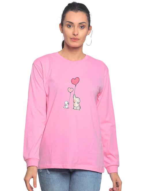 pink cotton regular tshirt - 19985592 -  Standard Image - 0
