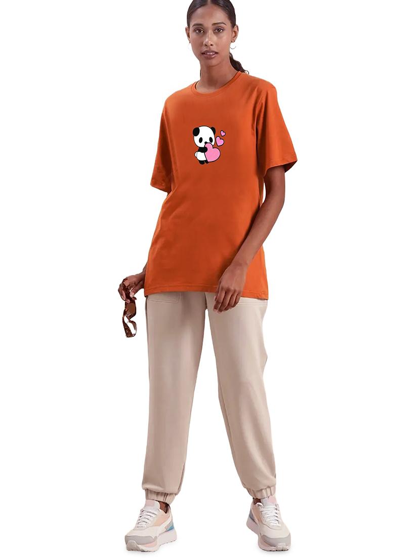brown cotton regular tshirt - 19985638 - Standard Image - 3