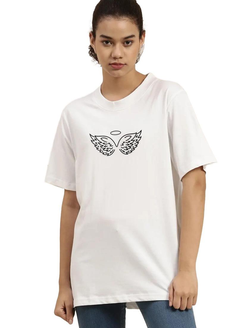 white cotton regular tshirt - 19985662 - Zoom Image - 0