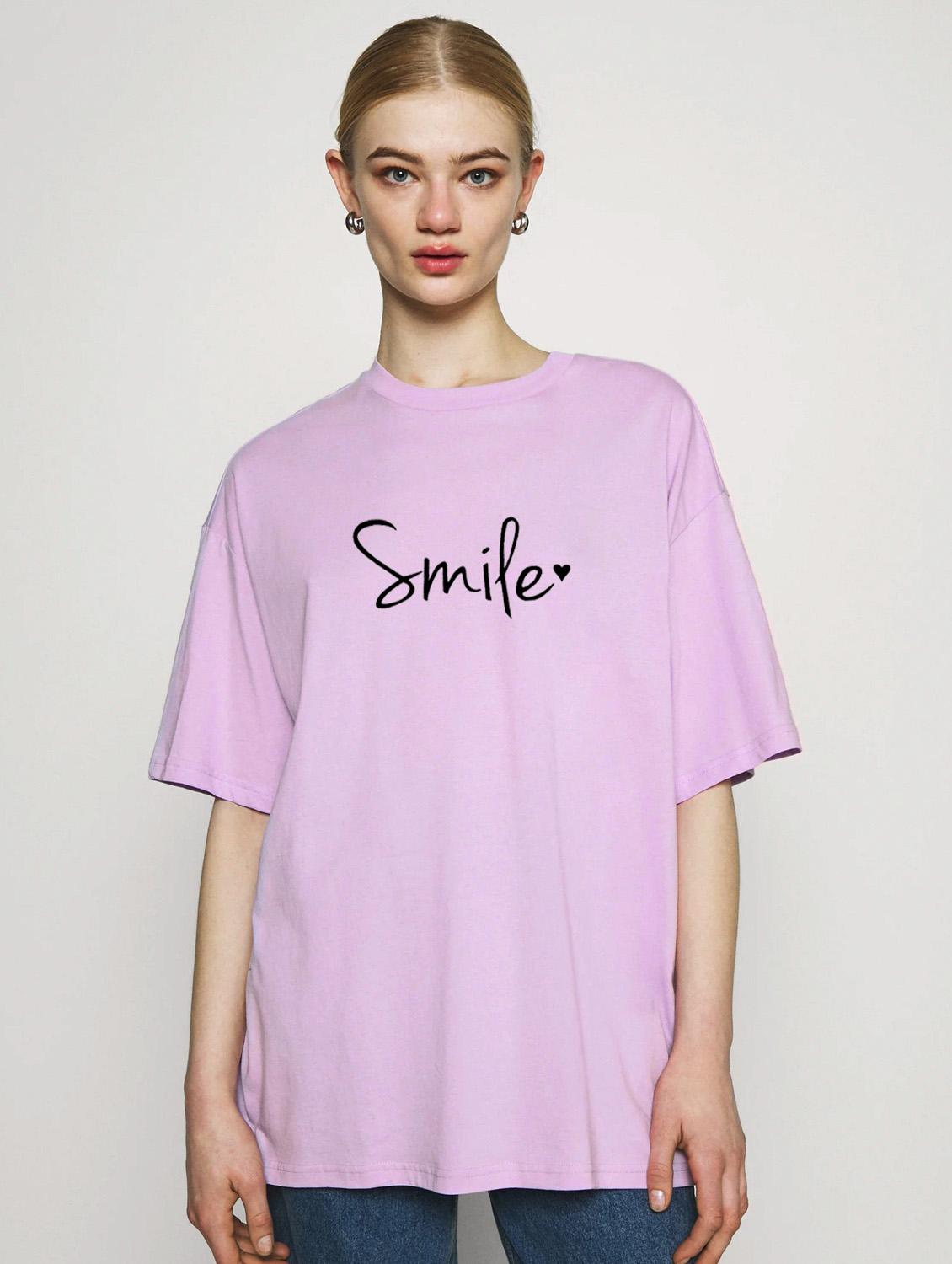 purple cotton regular tshirt - 19985742 - Zoom Image - 0