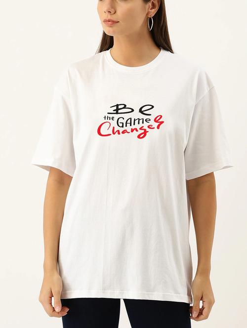 white cotton regular tshirt - 19985780 - Standard Image - 0