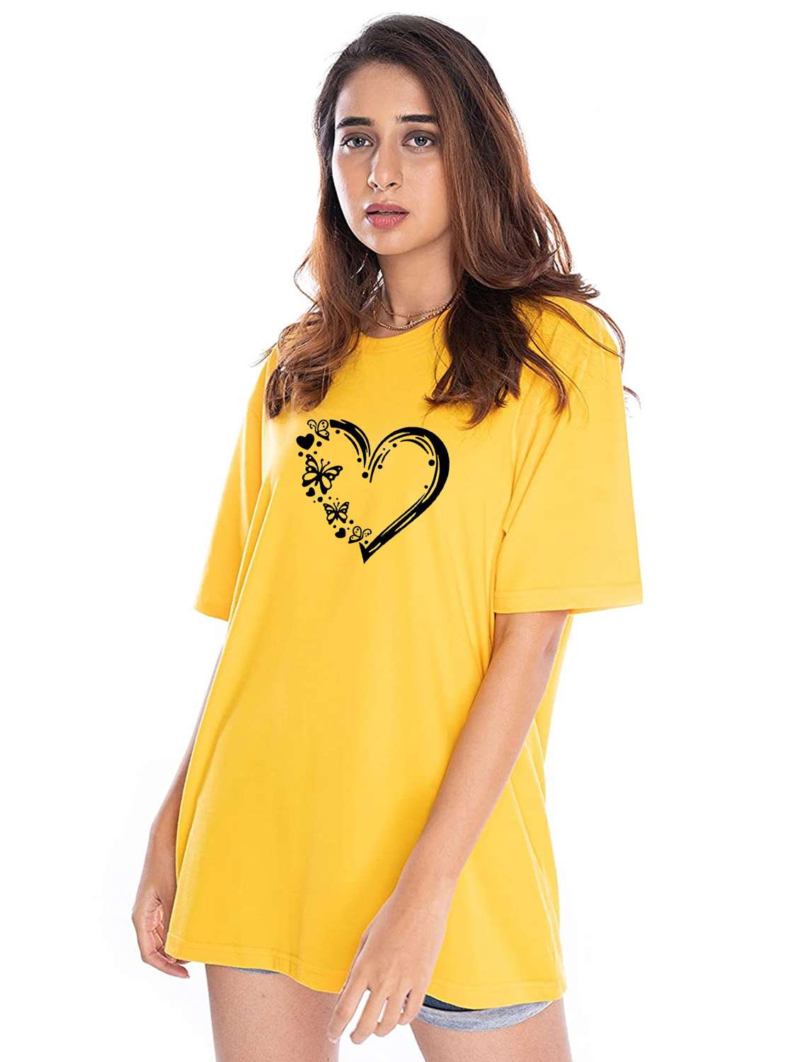yellow cotton regular tshirt - 19985808 - Zoom Image - 0