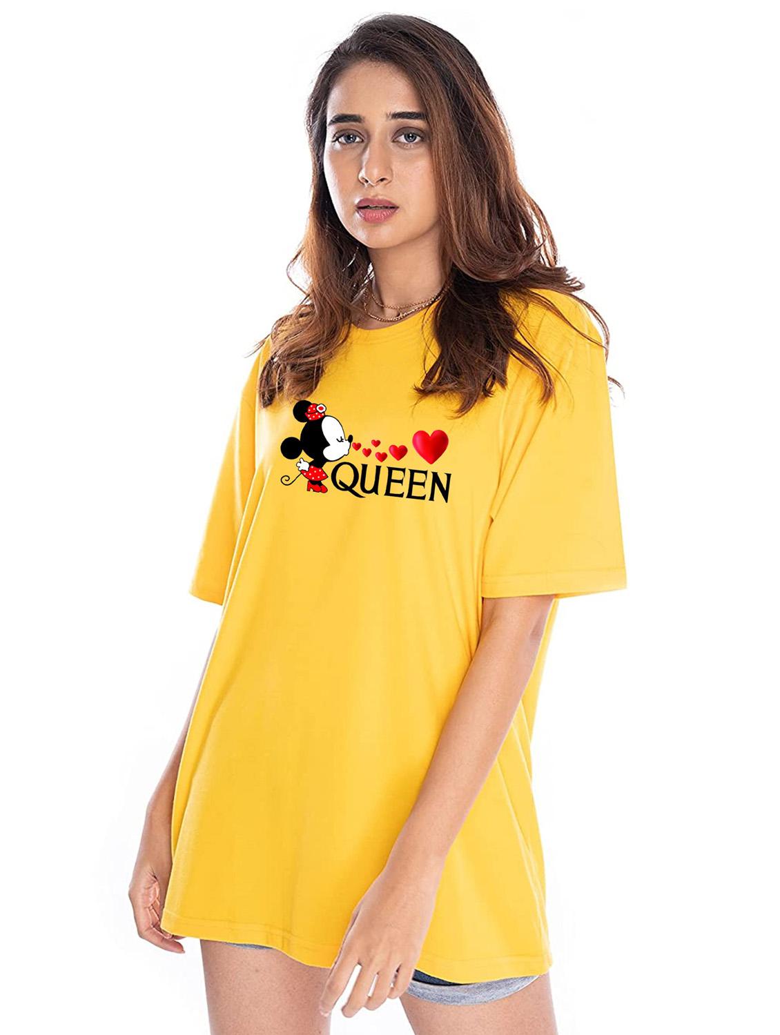 yellow cotton regular tshirt - 19985832 - Zoom Image - 0
