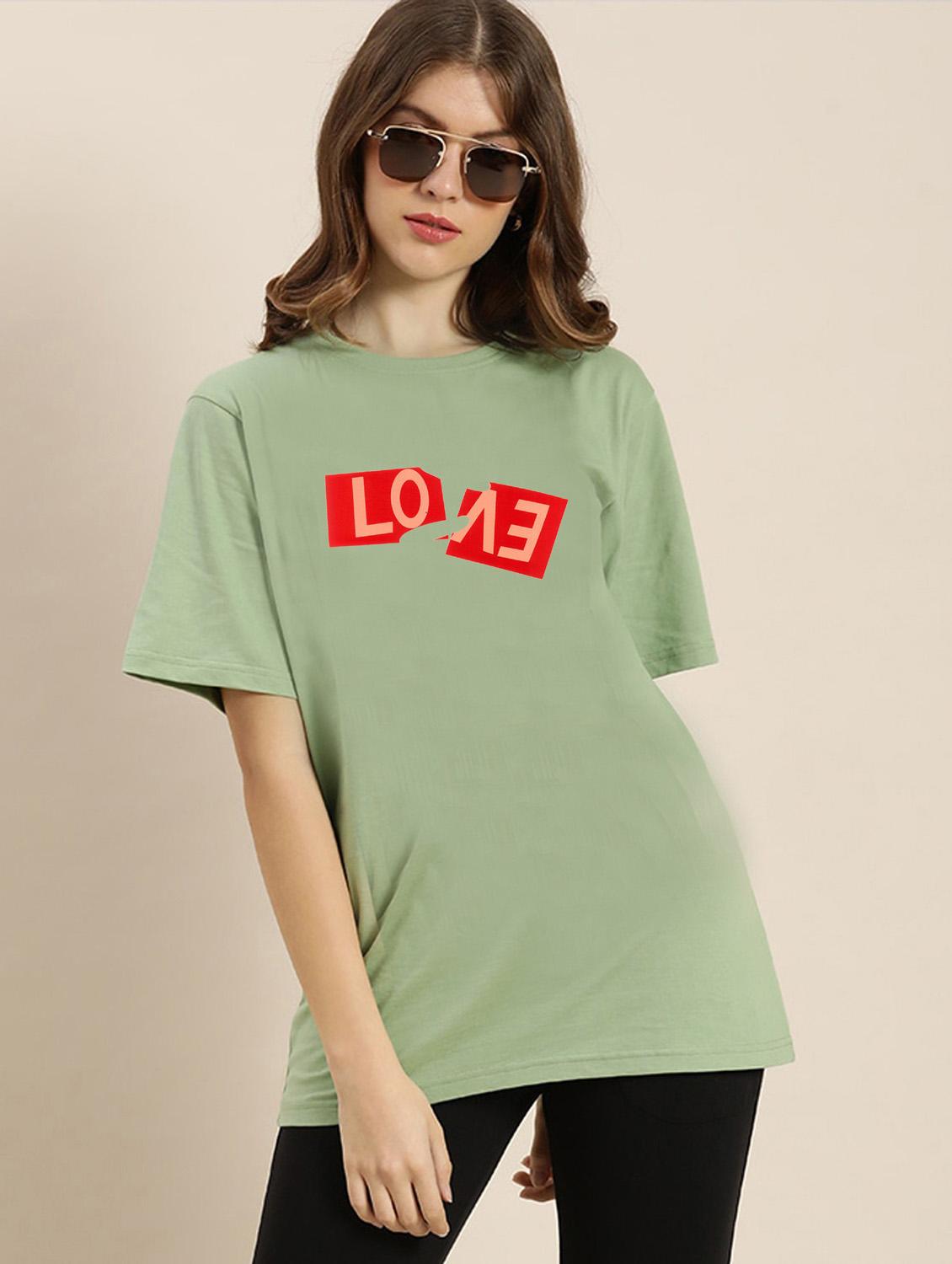 green cotton regular tshirt - 19985875 -  Zoom Image - 0