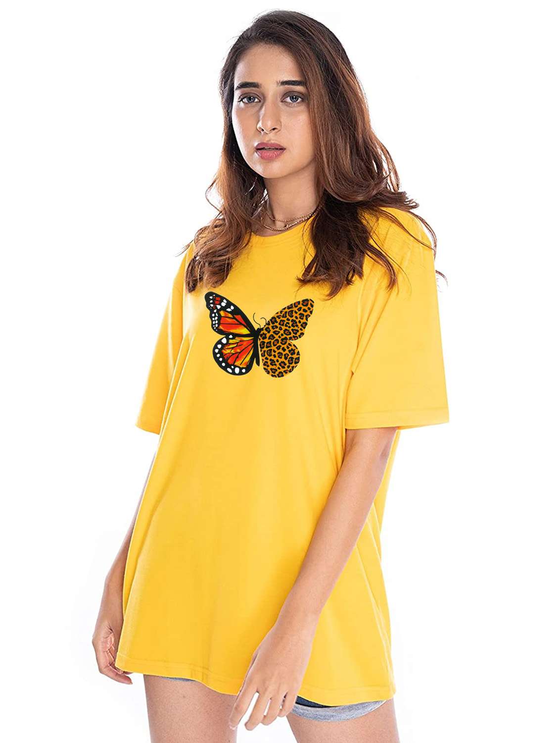 yellow cotton regular tshirt - 19985963 -  Zoom Image - 0