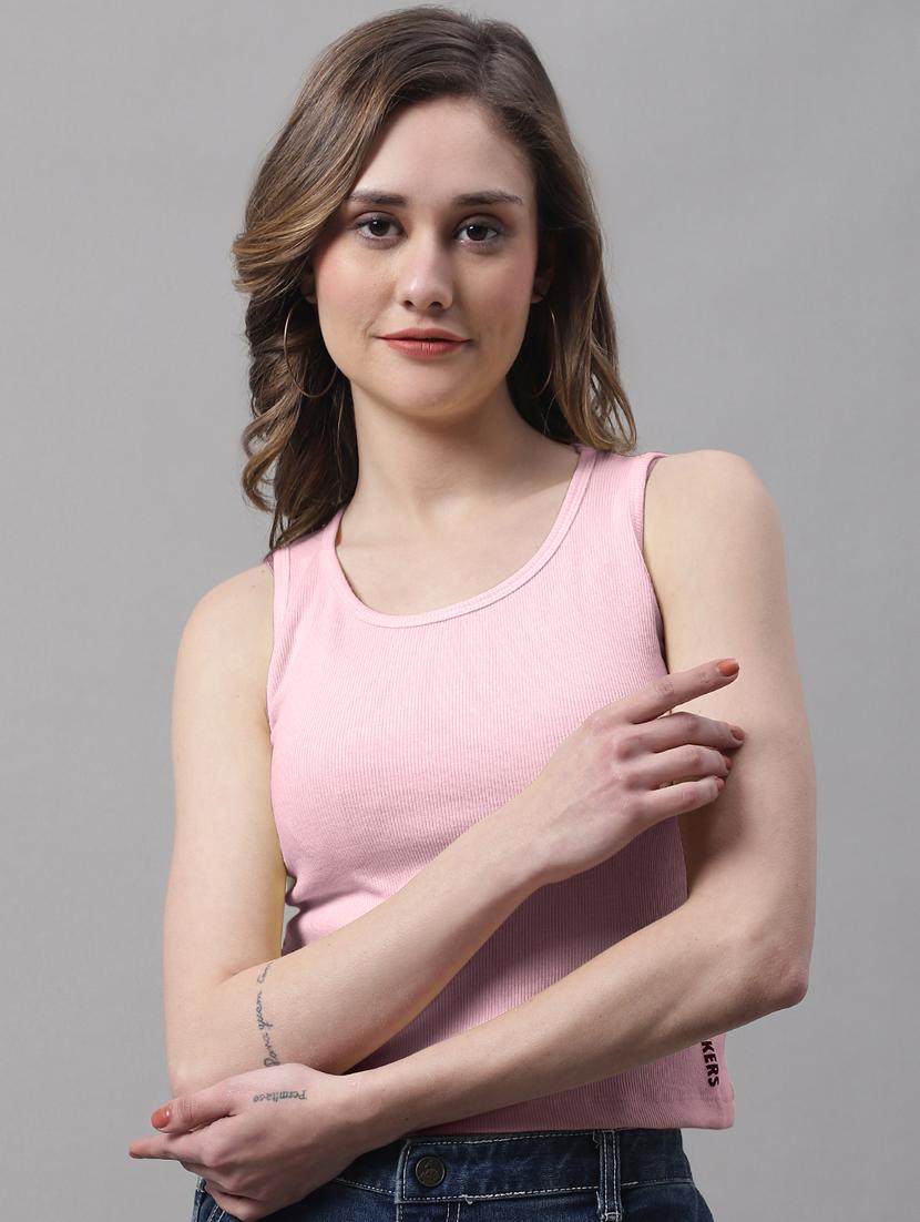 women's crop round neck top - 19986070 -  Zoom Image - 0