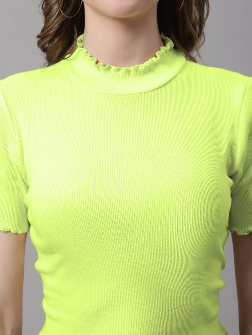 women's crop mock neck top - 19986087 - Standard Image - 5