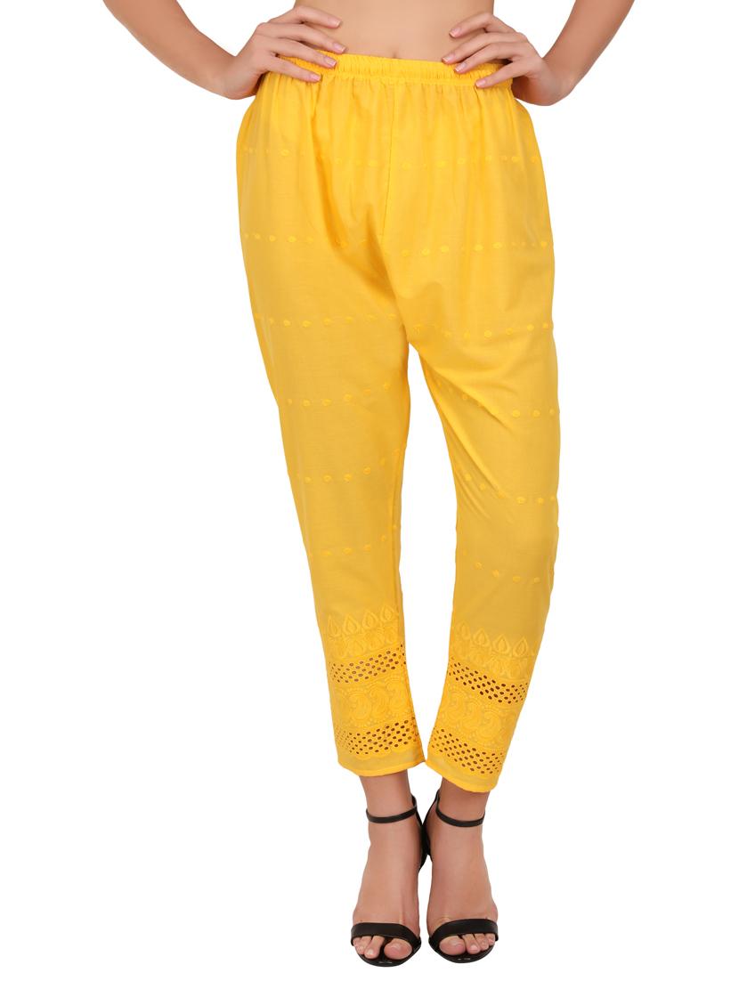 mid rise solid straight pant - 19986757 -  Zoom Image - 0