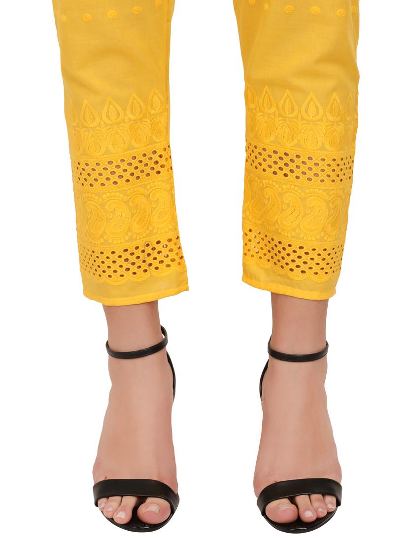 mid rise solid straight pant - 19986757 - Standard Image - 3