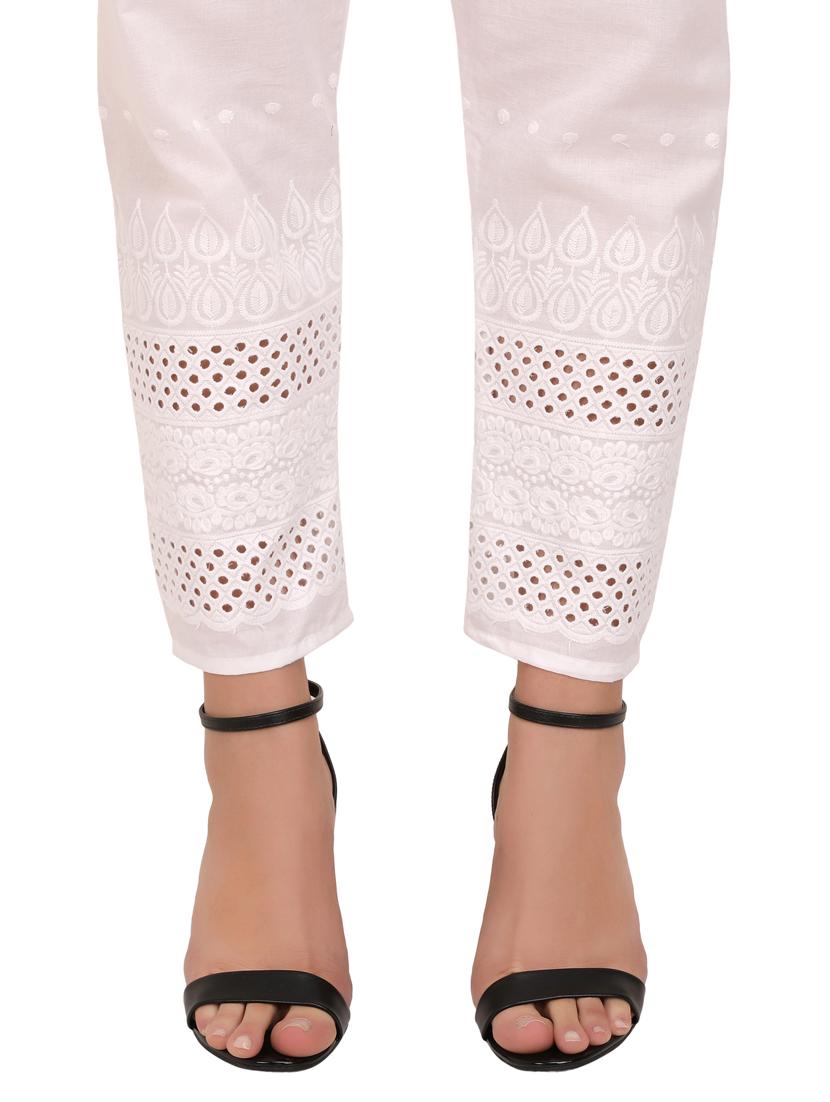 mid rise solid straight pant - 19986758 - Standard Image - 3