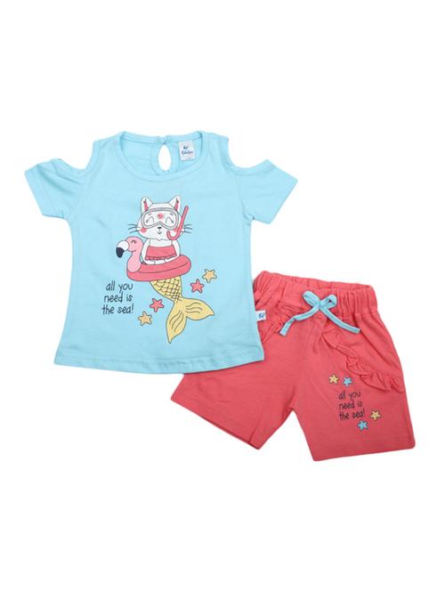 girls printed shorts set - 19987884 -  Standard Image - 0