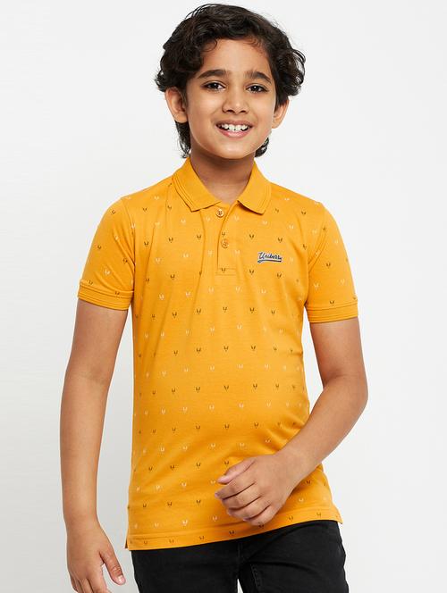boys polo neck printed t-shirt - 19988426 - Standard Image - 0