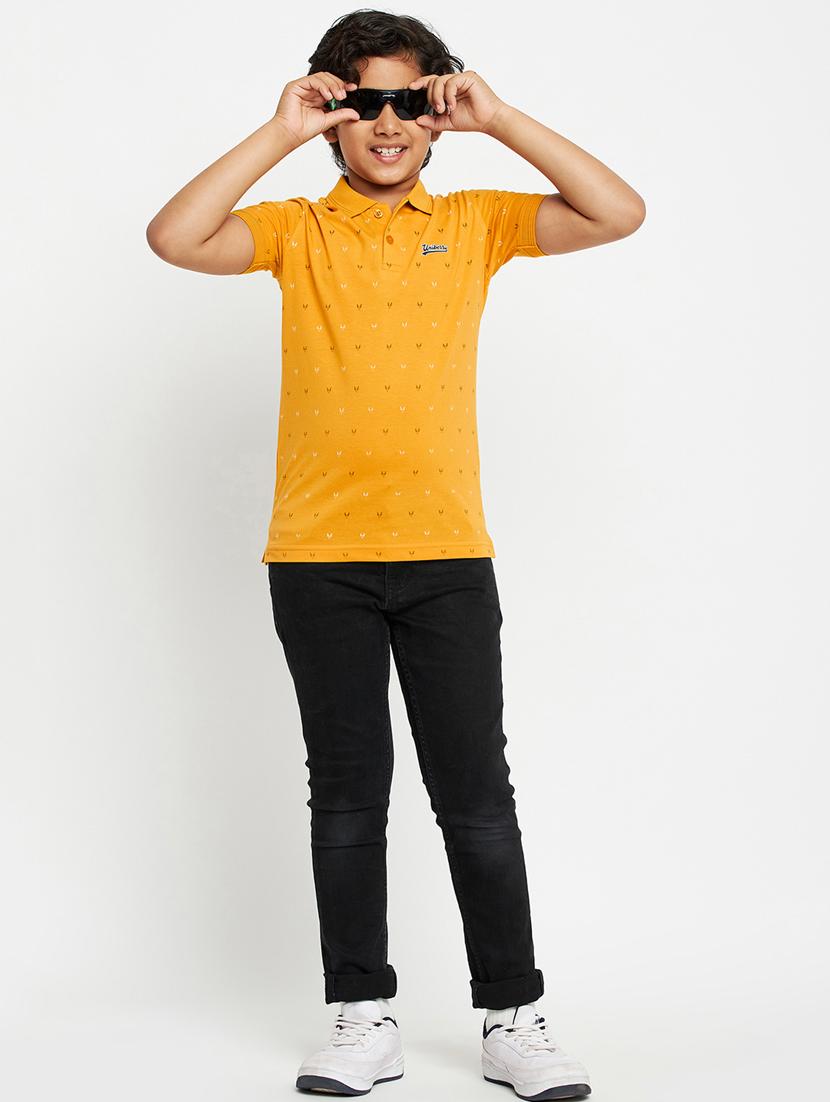 boys polo neck printed t-shirt - 19988426 - Standard Image - 3