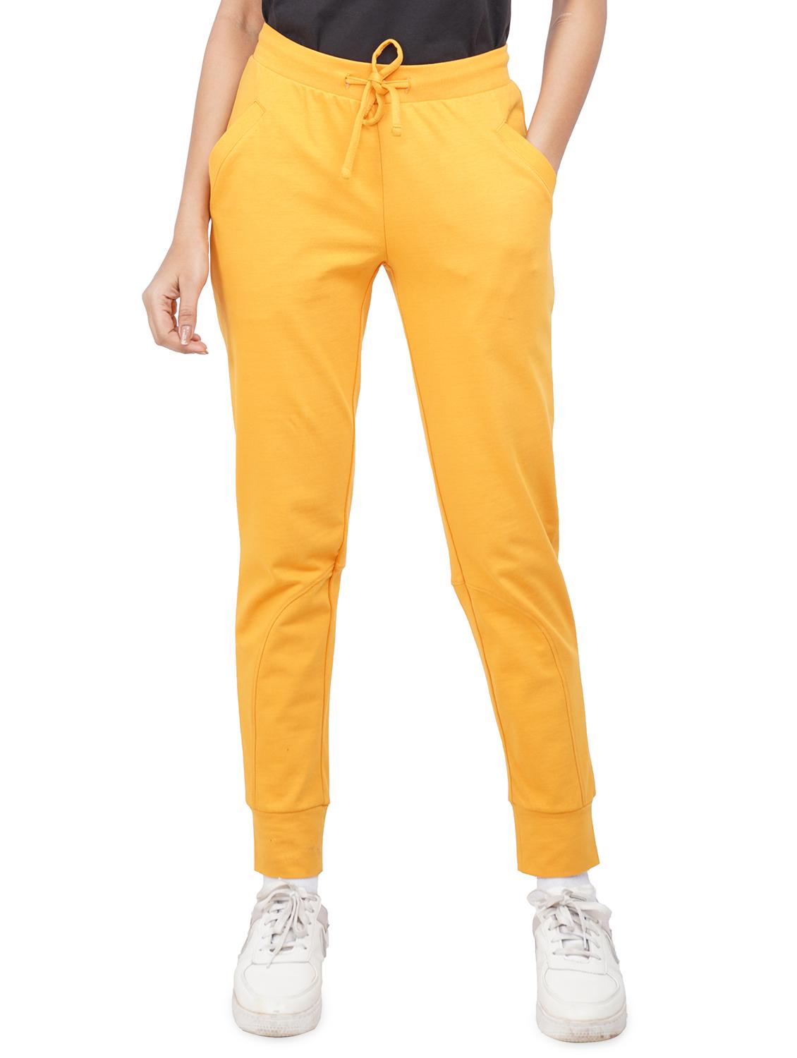 yellow cotton joggers - 19989279 - Zoom Image - 0