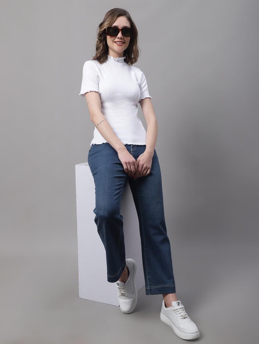pack of solid mock neck tops - 19989822 - Standard Image - 5