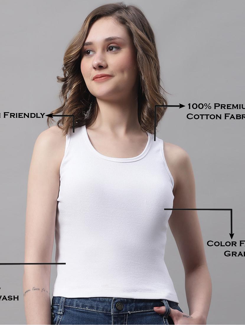 pack of 2 solid sleeveless tops - 19989929 -  Standard Image - 3