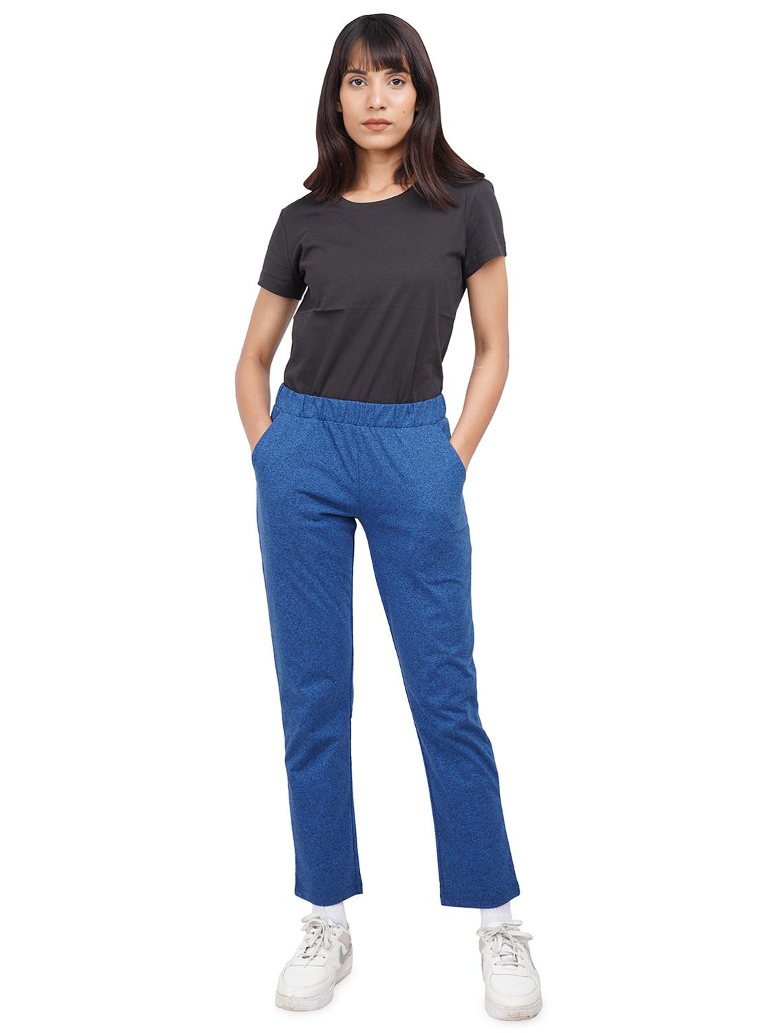 mid rise solid track pant - 19990363 - Standard Image - 3