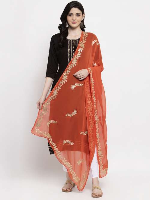 gota patti chiffon dupatta