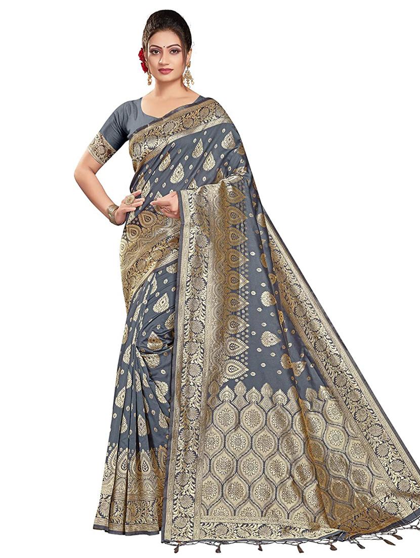women's banarasi saree with blouse