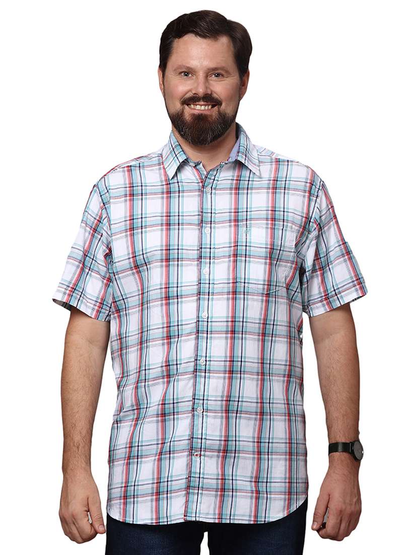mens checks casual shirt