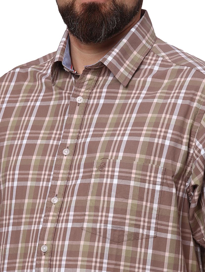 mens checks casual shirt - 19992074 - Standard Image - 5
