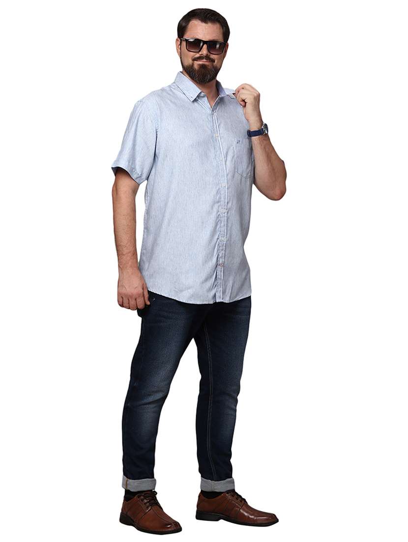 mens solid casual shirt - 19992092 -  Standard Image - 3