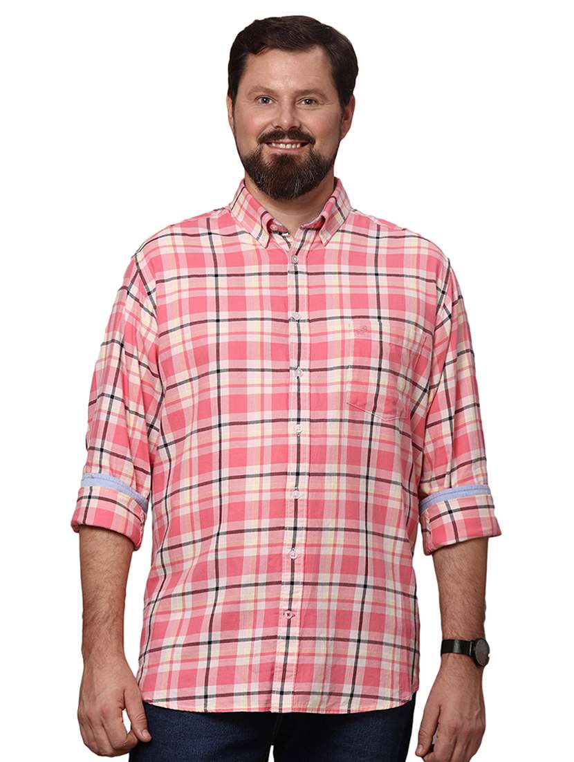 pink cotton casual shirt
