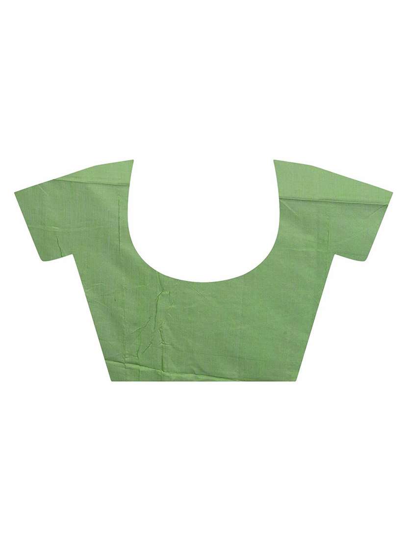 women's solid navy blue colored saree with blouse - 19994567 -  Standard Image - 3