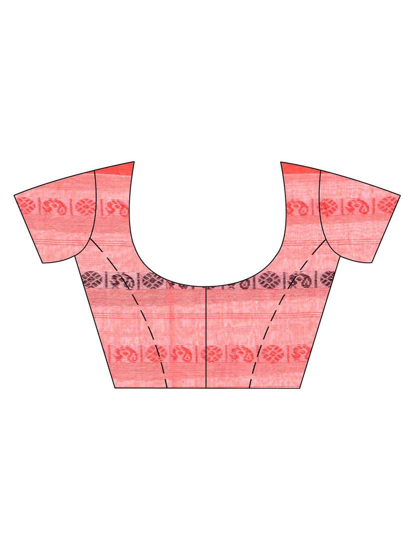 women self design handloom saree with blouse - 19994608 -  Standard Image - 3