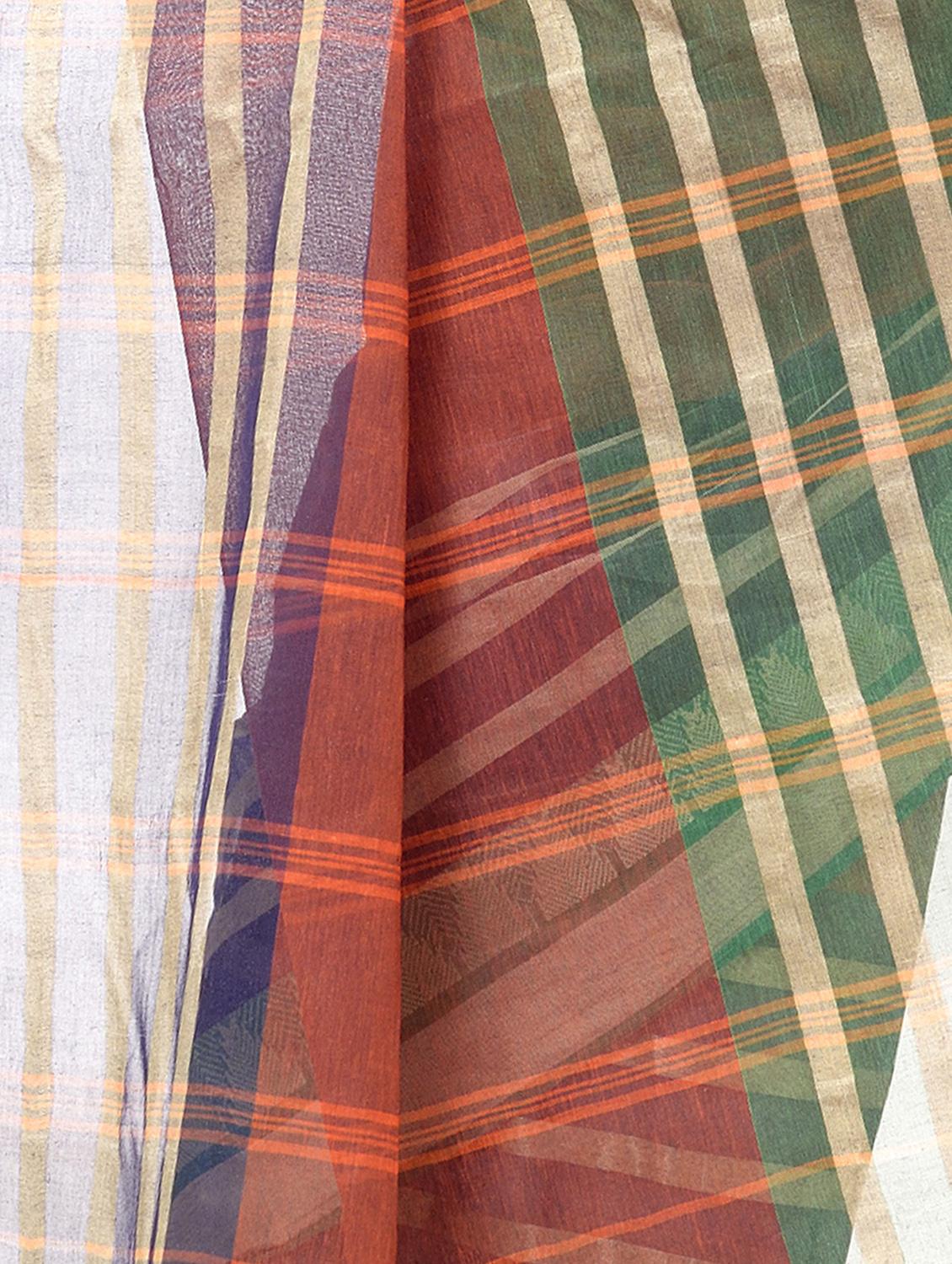 women's stripes multi colored saree - 19994814 - Standard Image - 3