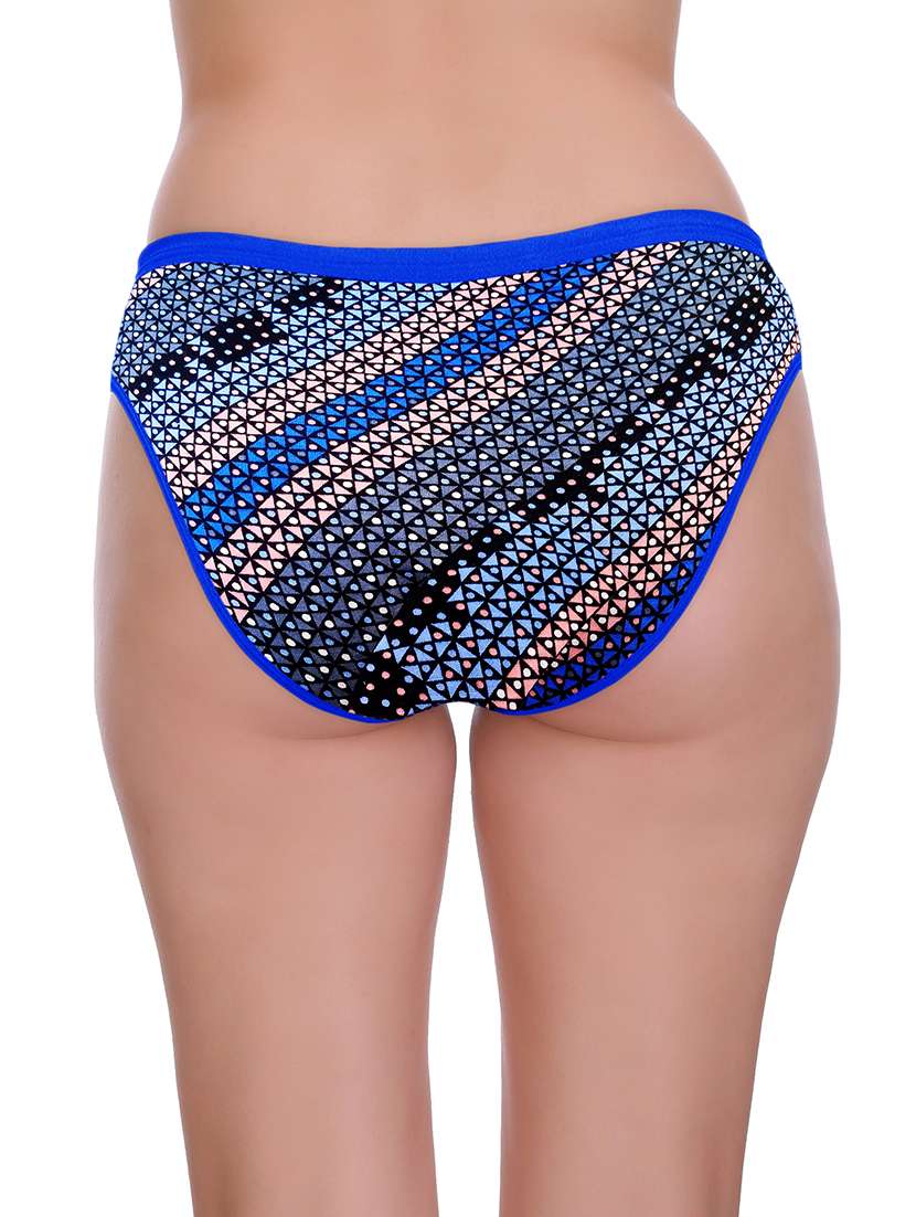 blue cotton bikini panty combo - 19994955 -  Standard Image - 3