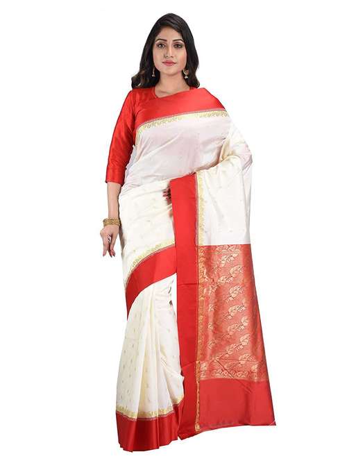 women's self design multi colored saree with blouse - 19994982 -  Standard Image - 0