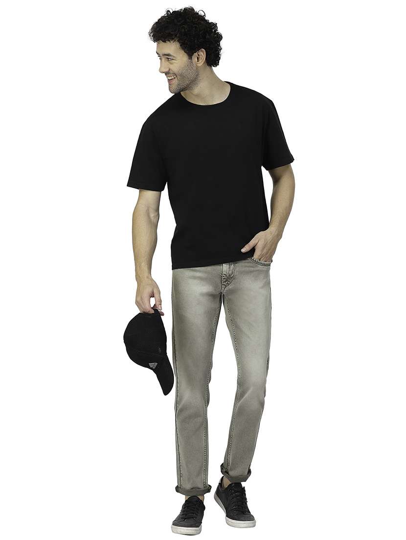 mens straight fit plain jeans - 19995348 -  Standard Image - 3