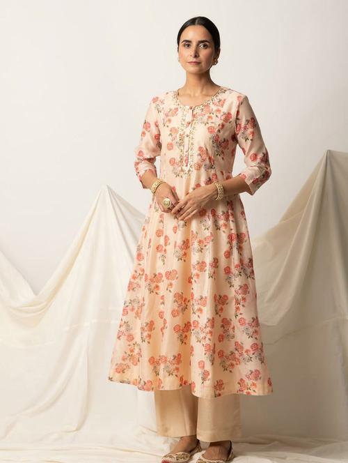 women's flared kurta - 19995580 - Standard Image - 0