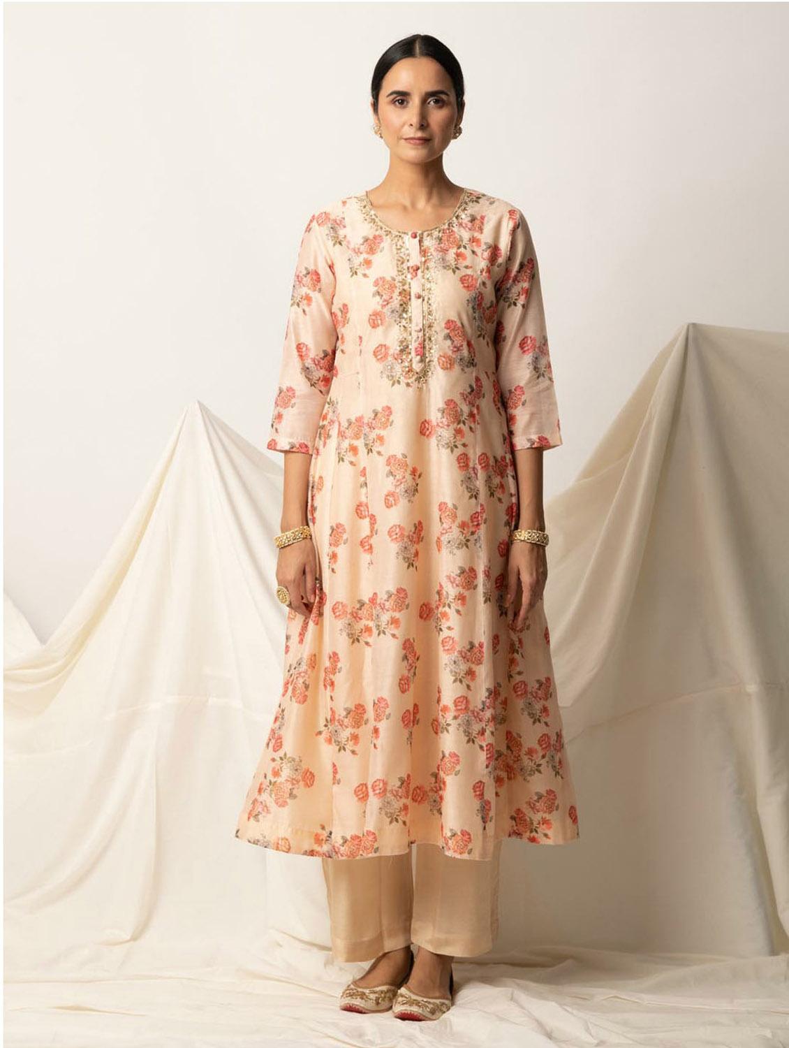 women's flared kurta - 19995580 - Standard Image - 3