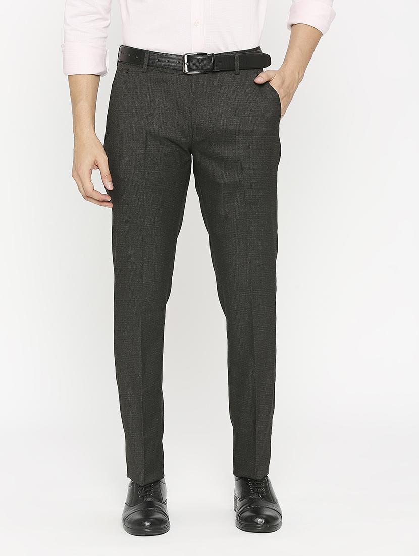 men mid rise flat front formal trouser