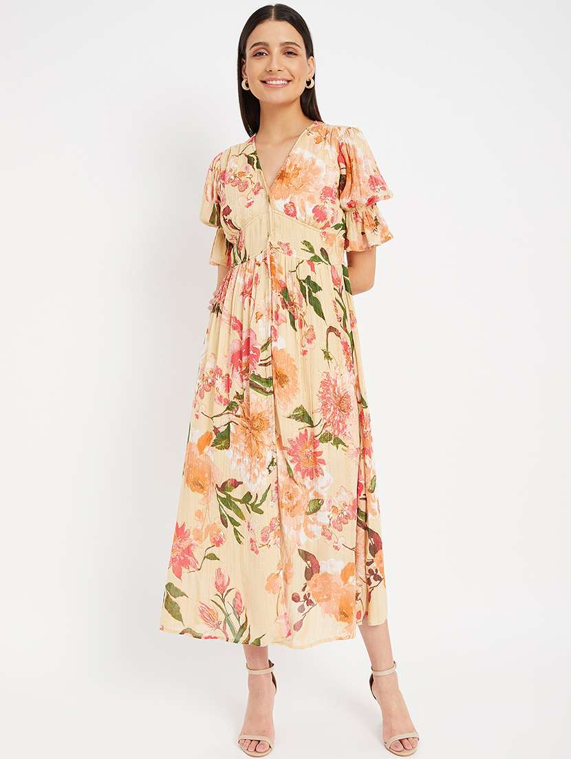 women's fit & flare floral dress - 19999330 - Zoom Image - 0