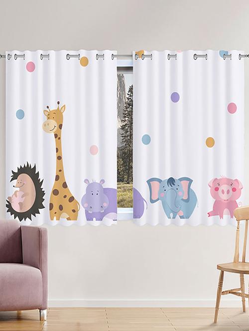 digital printed eyelet window curtain for kids room - 19999332 -  Standard Image - 0