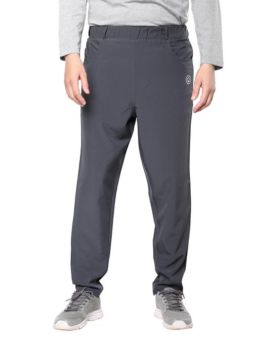 men's solid mid rise track pant - 19999762 - Standard Image - 0